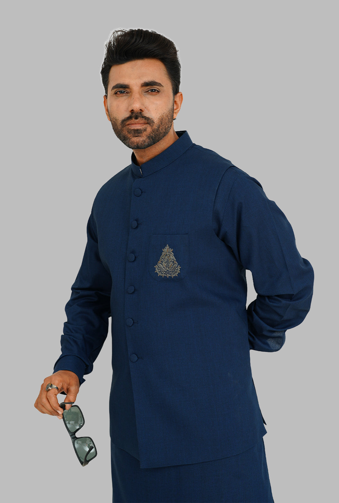 3-Pcs Mens Kurta Shalwar - MKS9