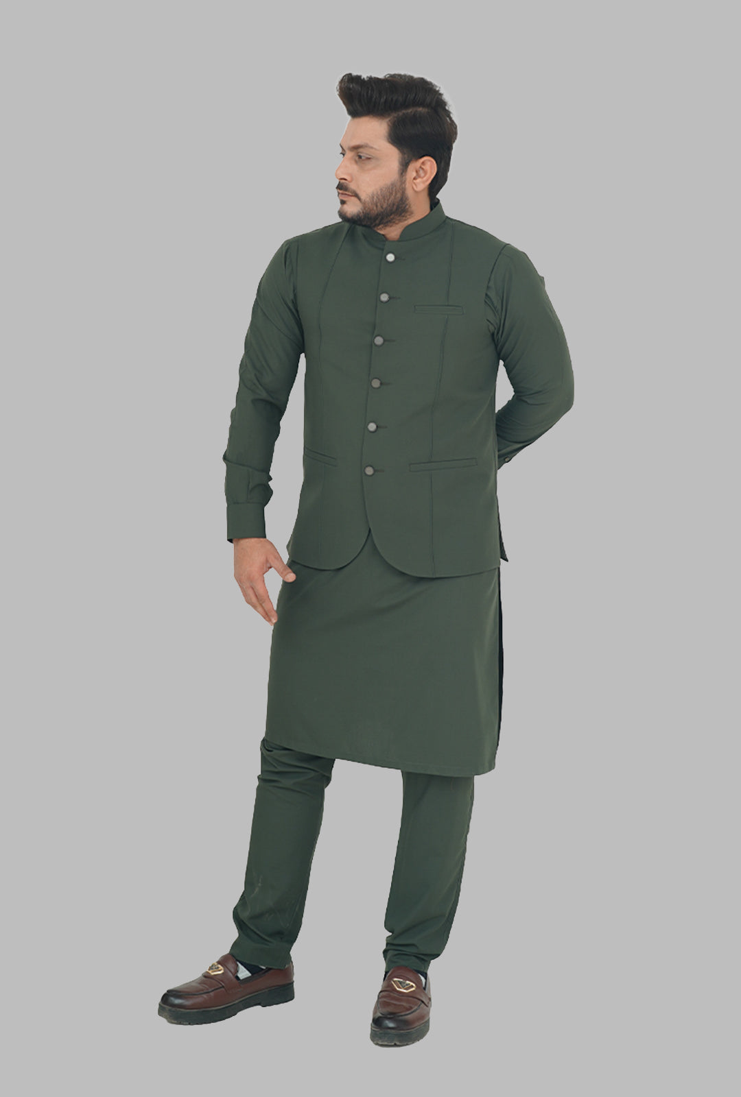 3-Pc Kurta Pajama - MKS3