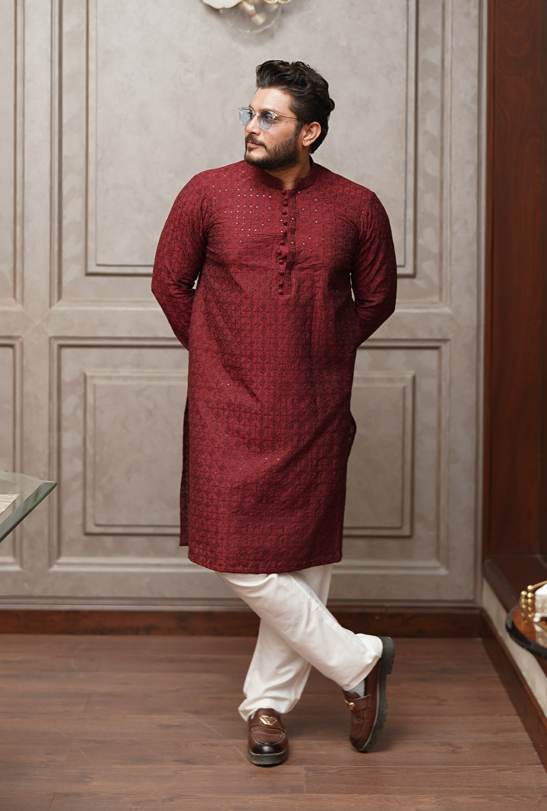 Mens Designer Kurta Pajama - MSK74