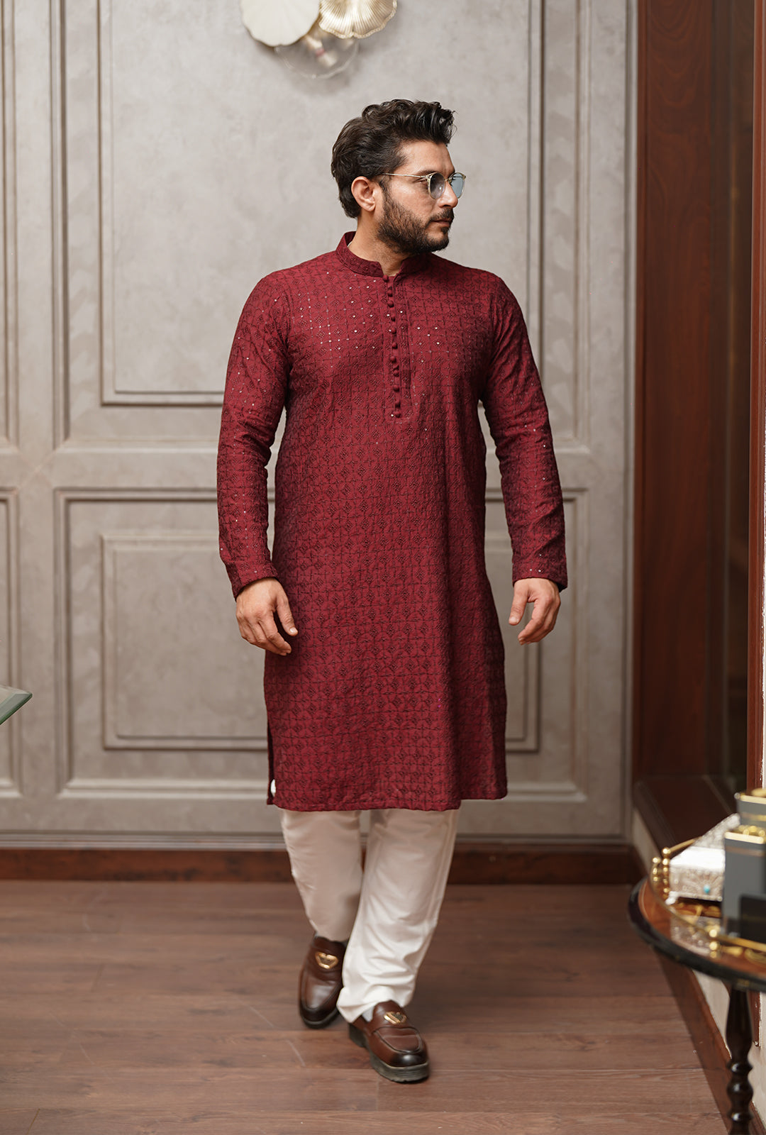 Mens Designer Kurta Pajama - MSK74